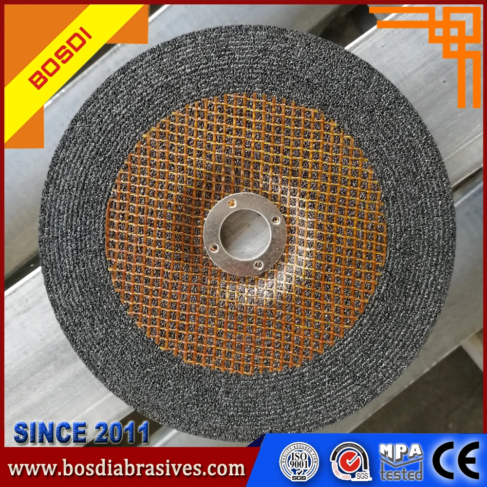 4.5&quot; T27 Best Quality China Manufacturer Abrasive Resin Grinding Wheel Making Grinding Machine, Black Paper Cover, Asia/Europe Type