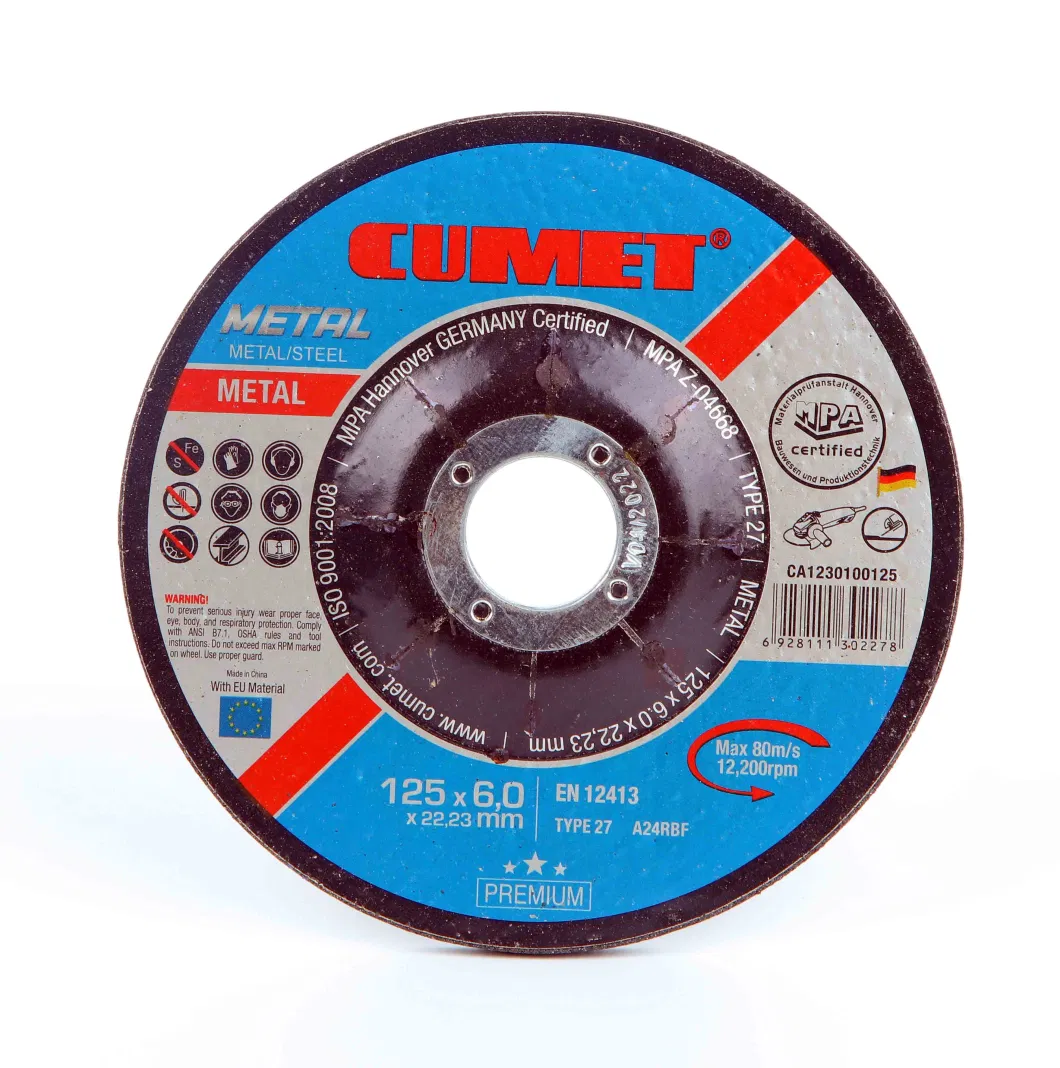 Dewalt Black &amp; Decker Cumet T41A-125X1.0X22.2mm Aluminum Oxide Cutting Wheel
