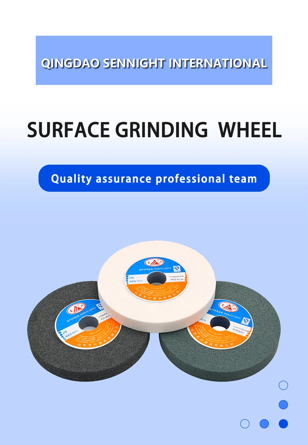Fiber Electric Avbrasive Tools Polishing DC Surface Grinding Wheel for Metal Fabrication